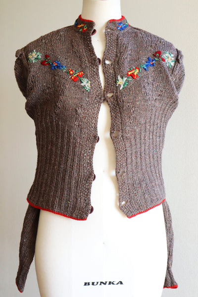 40s Hand Knit Austrian Cardigan