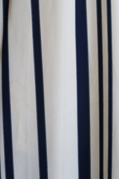 70s Asymmetric Striped Maxi Dress