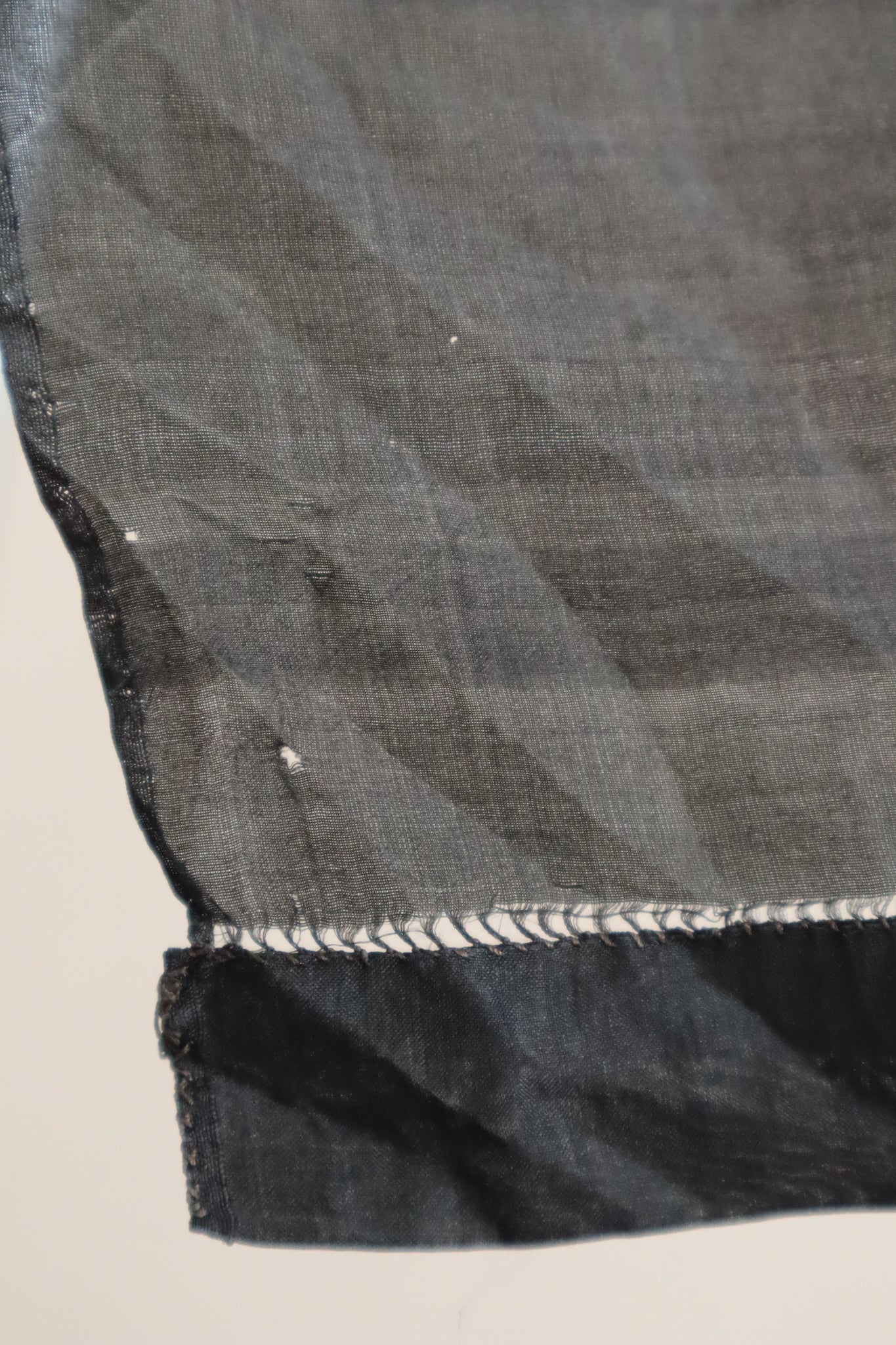 1890s Victorian Black Silk Sash Belt