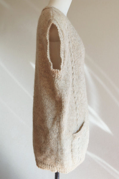 Hand Knit Wool Vest