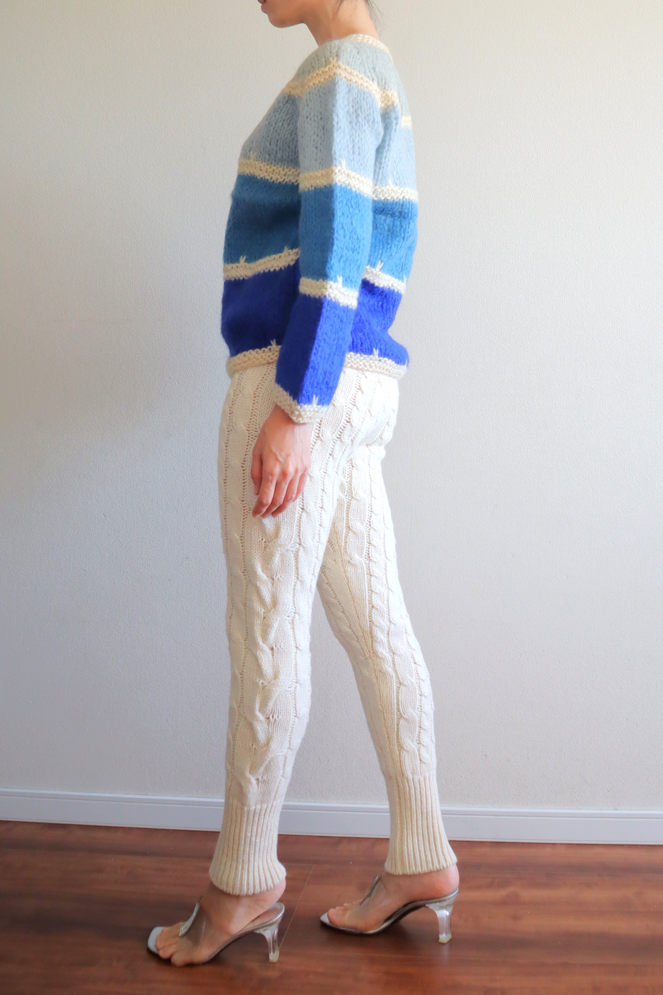 60s Blue Mohair Sweater