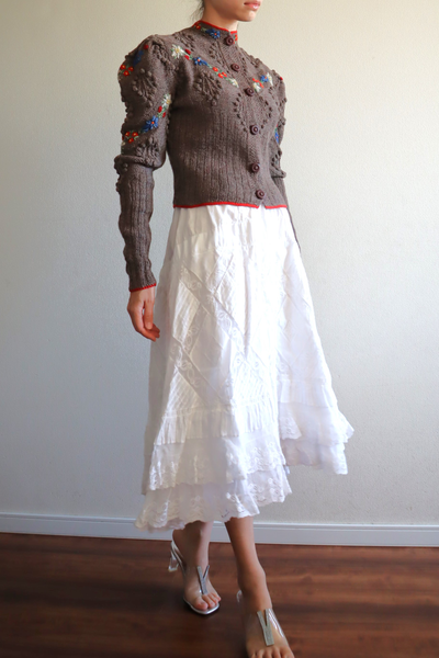 40s Hand Knit Austrian Cardigan