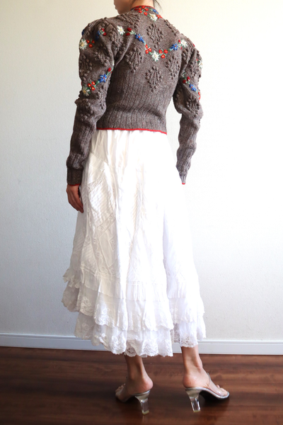 40s Hand Knit Austrian Cardigan