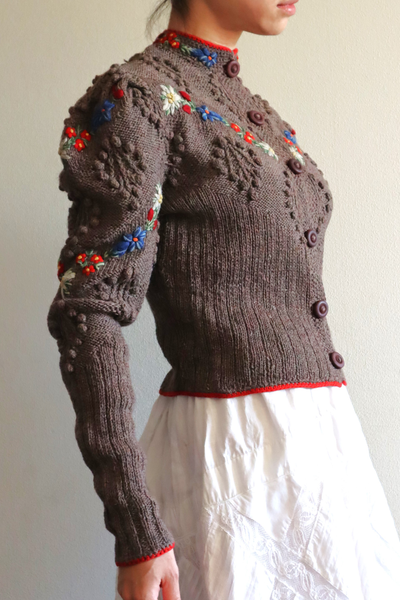 40s Hand Knit Austrian Cardigan