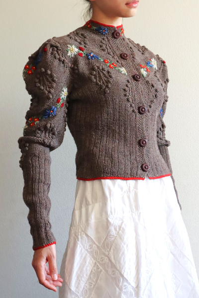 40s Hand Knit Austrian Cardigan