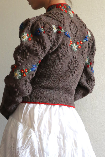 40s Hand Knit Austrian Cardigan
