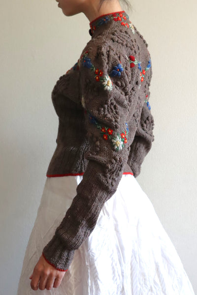 40s Hand Knit Austrian Cardigan