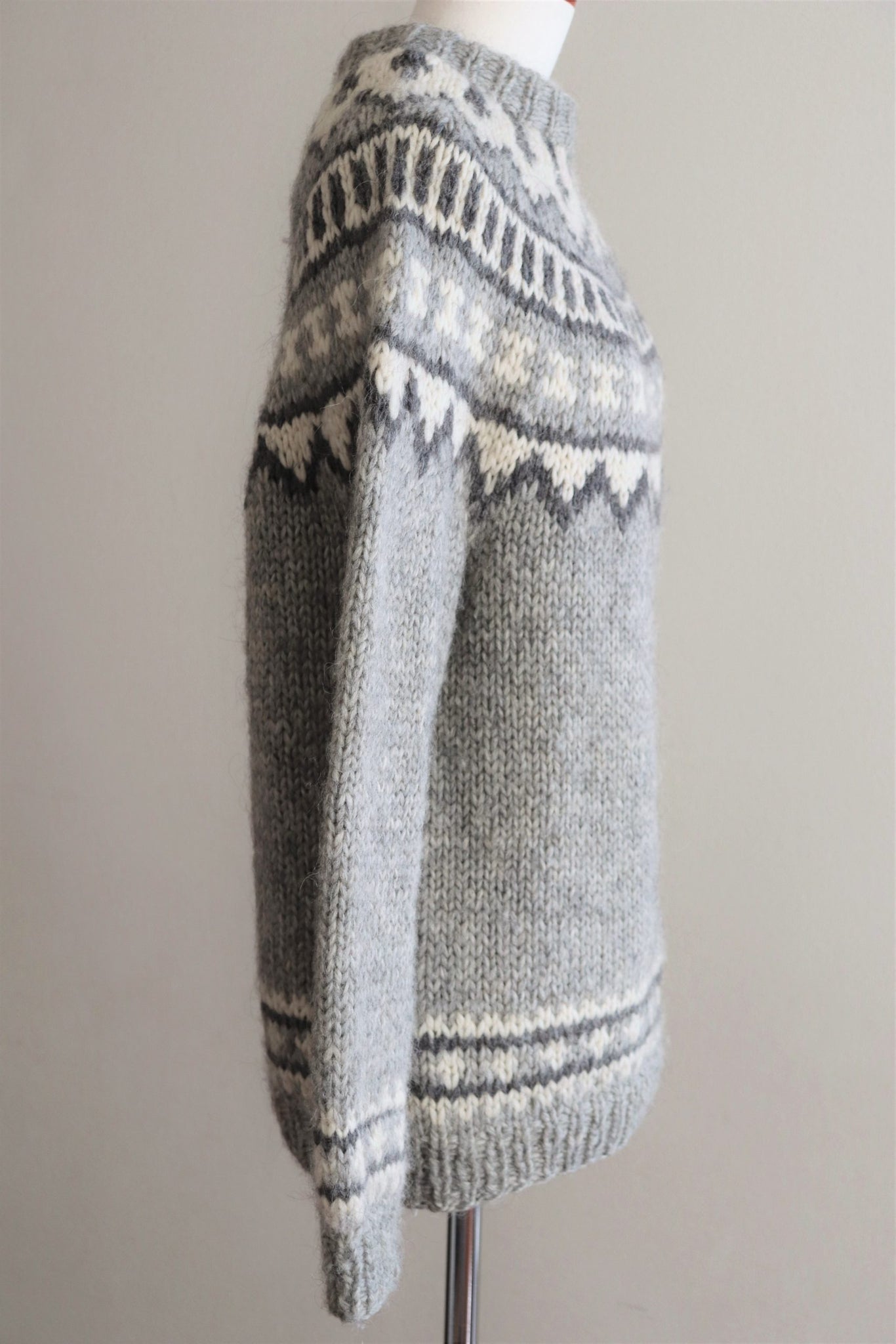 Icelandic Hand-Knitted Wool Sweater
