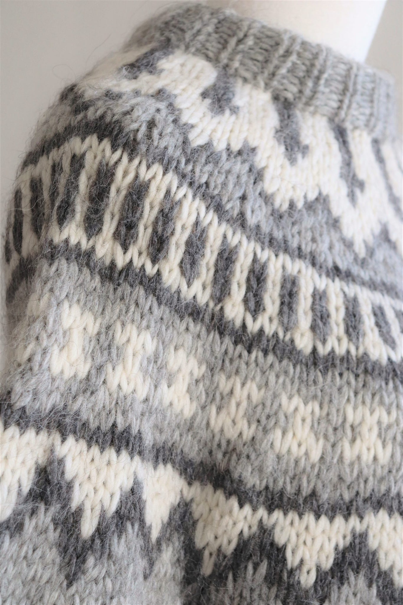Icelandic Hand-Knitted Wool Sweater