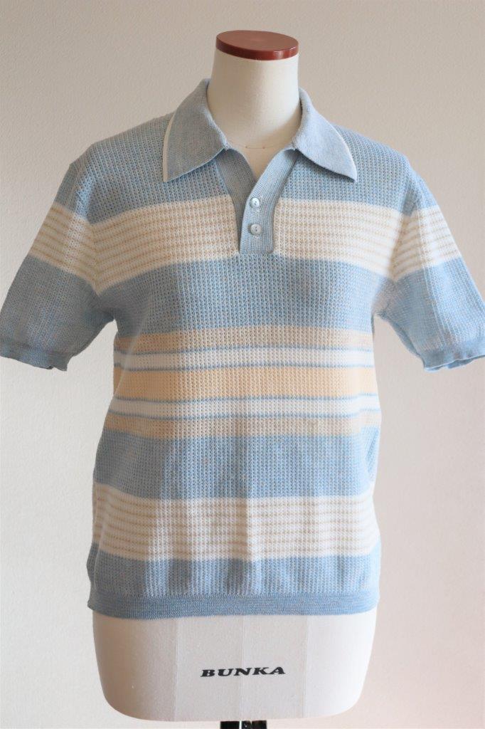 70s French Knit Polo Shirt