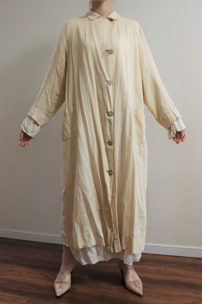 1920s Linen Duster Coat