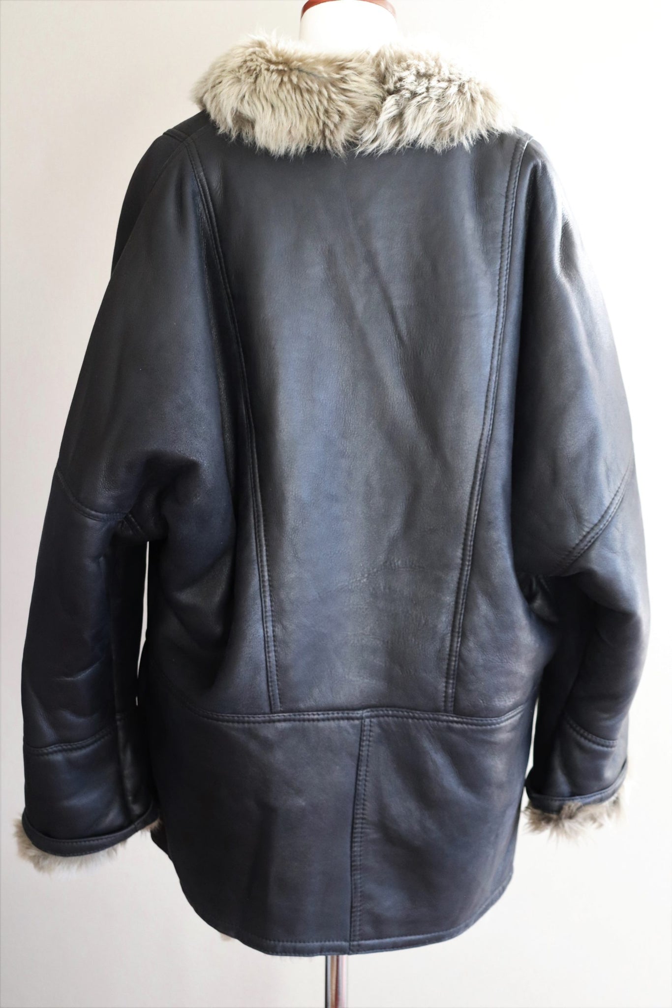 80s Shearling Leather Jacket