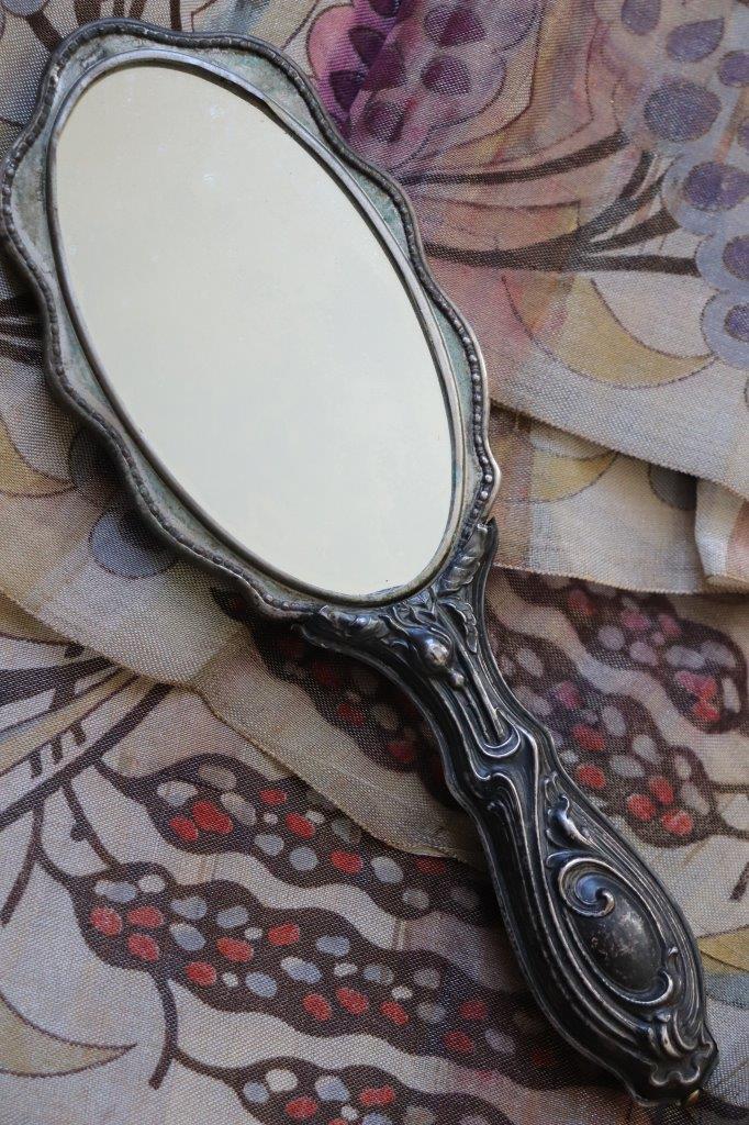 1900s Antique Hand Mirror