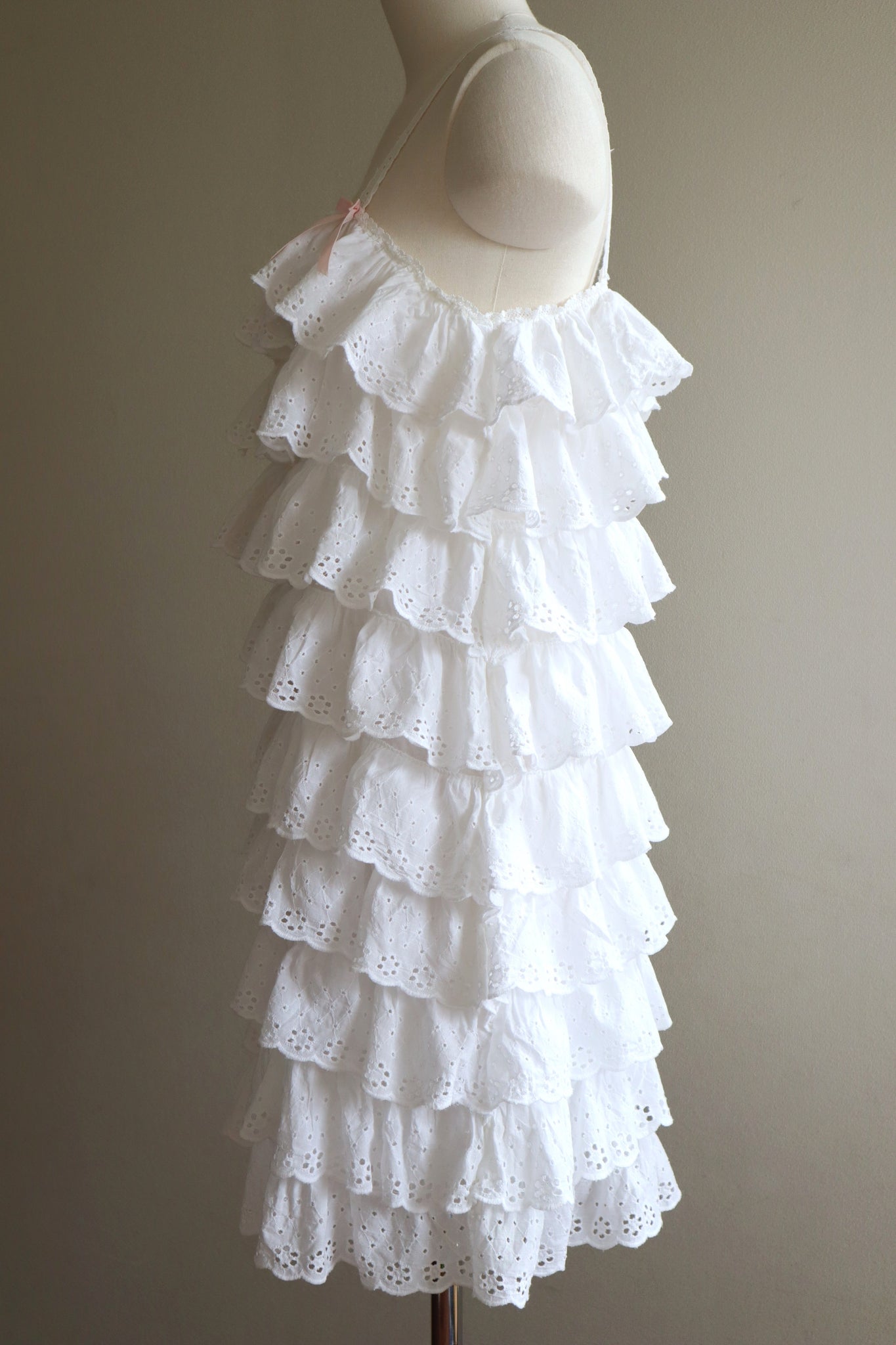 60s Frilly Lace Mini Dress