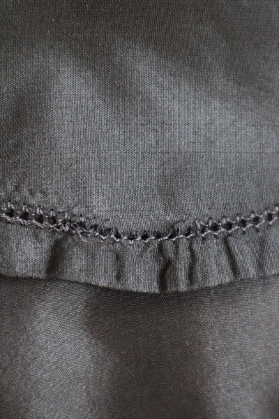 1900s Victorian Black Silk blouse