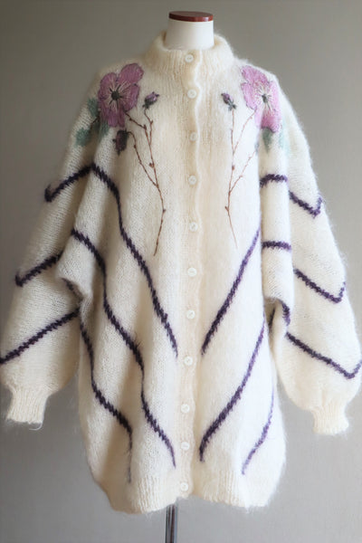 80s Mohair Long Cardigan