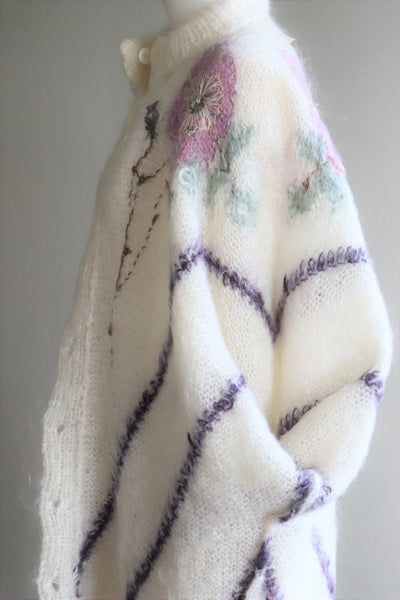 80s Mohair Long Cardigan