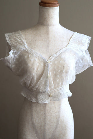 1900s All Tulle Lace Camisole XS