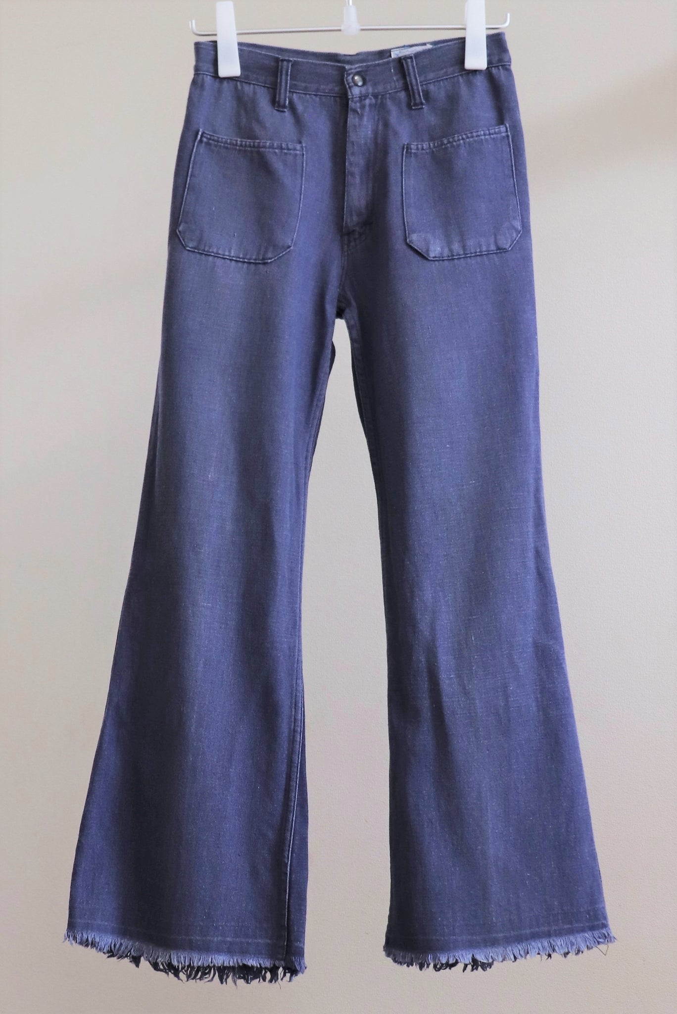 70s Singapore Made Denim Wide Leg Pants