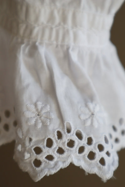 1900s Floral Cutwork Lace Blouse