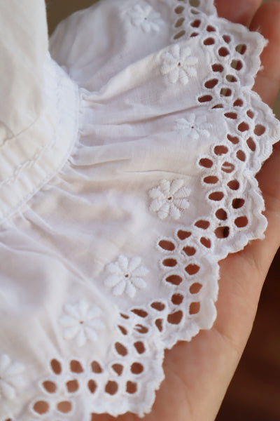 1900s Floral Cutwork Lace Blouse