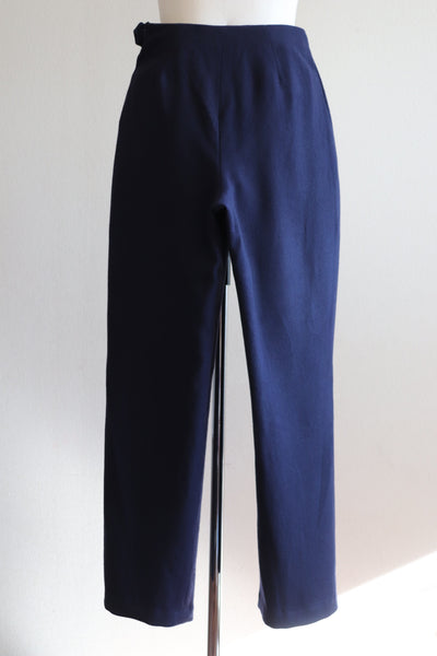 60s Evan-Picone Navy Wool Pants