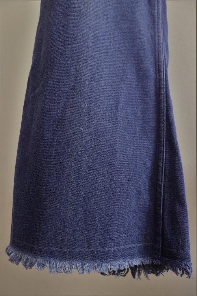 70s Singapore Made Denim Wide Leg Pants