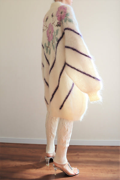 80s Mohair Long Cardigan