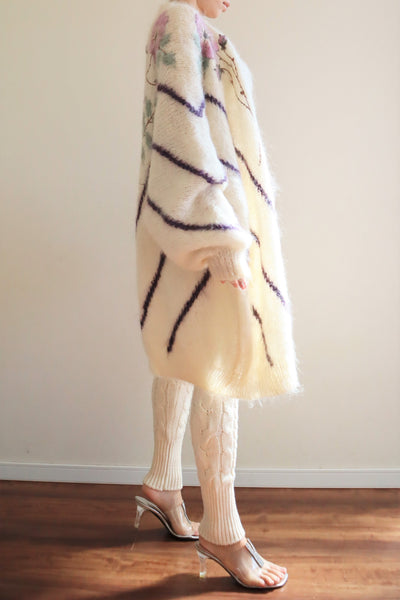 80s Mohair Long Cardigan