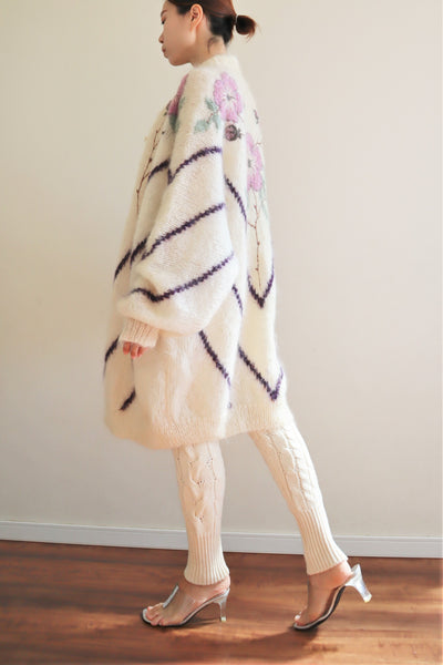 80s Mohair Long Cardigan