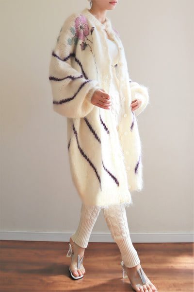 80s Mohair Long Cardigan