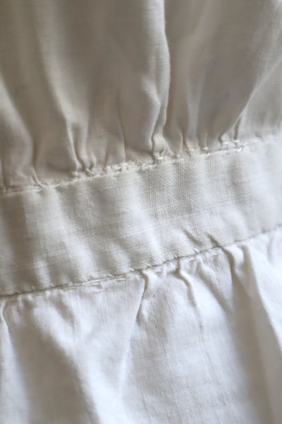 1900s Hand Embroidered Cut Work Lace Corset Cover