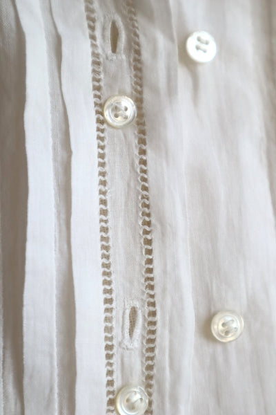 1920s Muslin Cotton Sleeveless Blouse