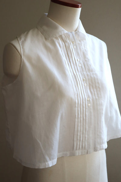 1920s Muslin Cotton Sleeveless Blouse