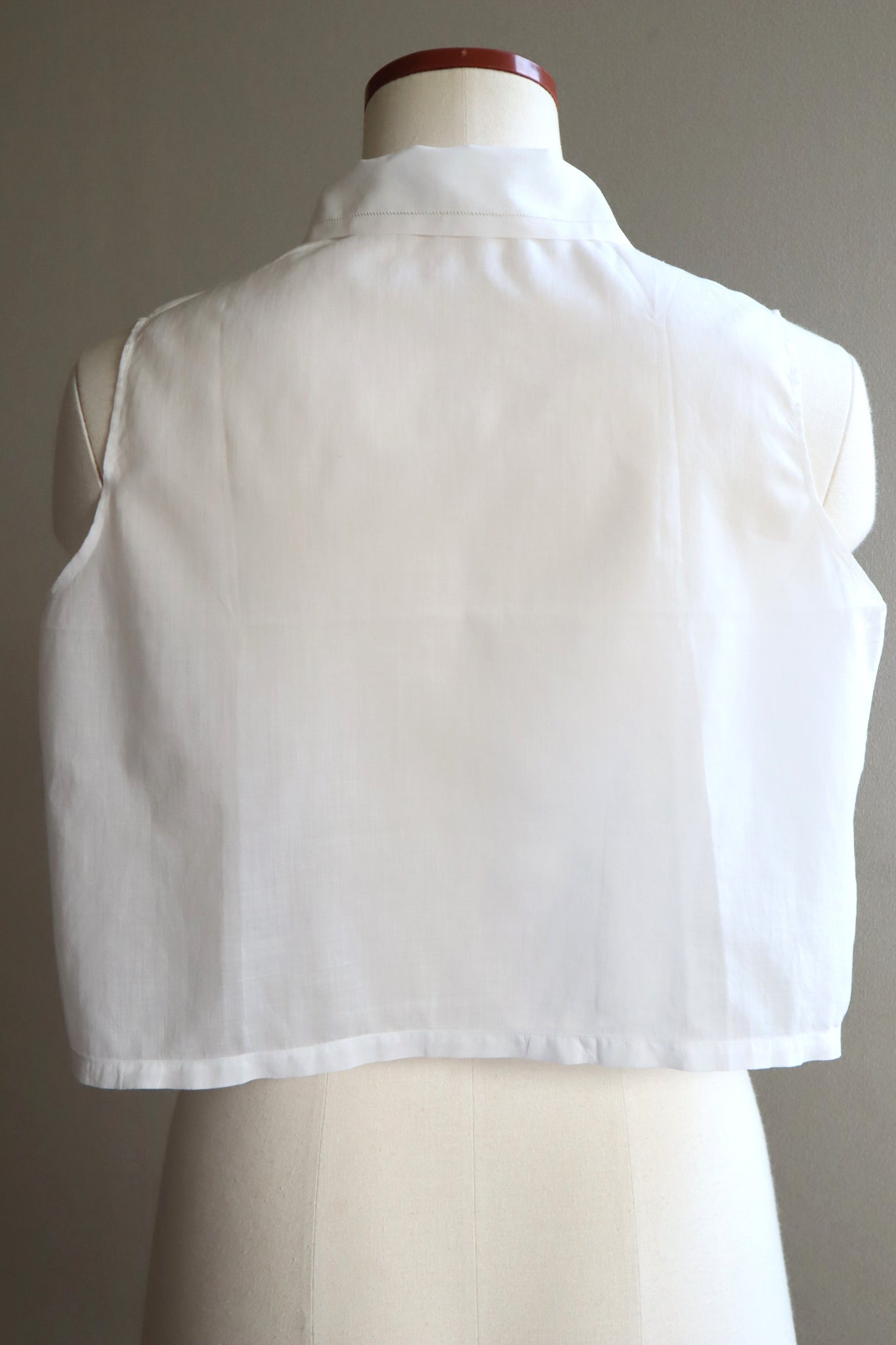 1920s Muslin Cotton Sleeveless Blouse