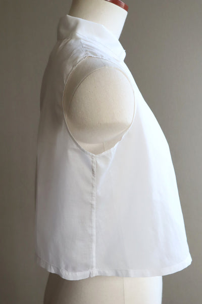 1920s Muslin Cotton Sleeveless Blouse