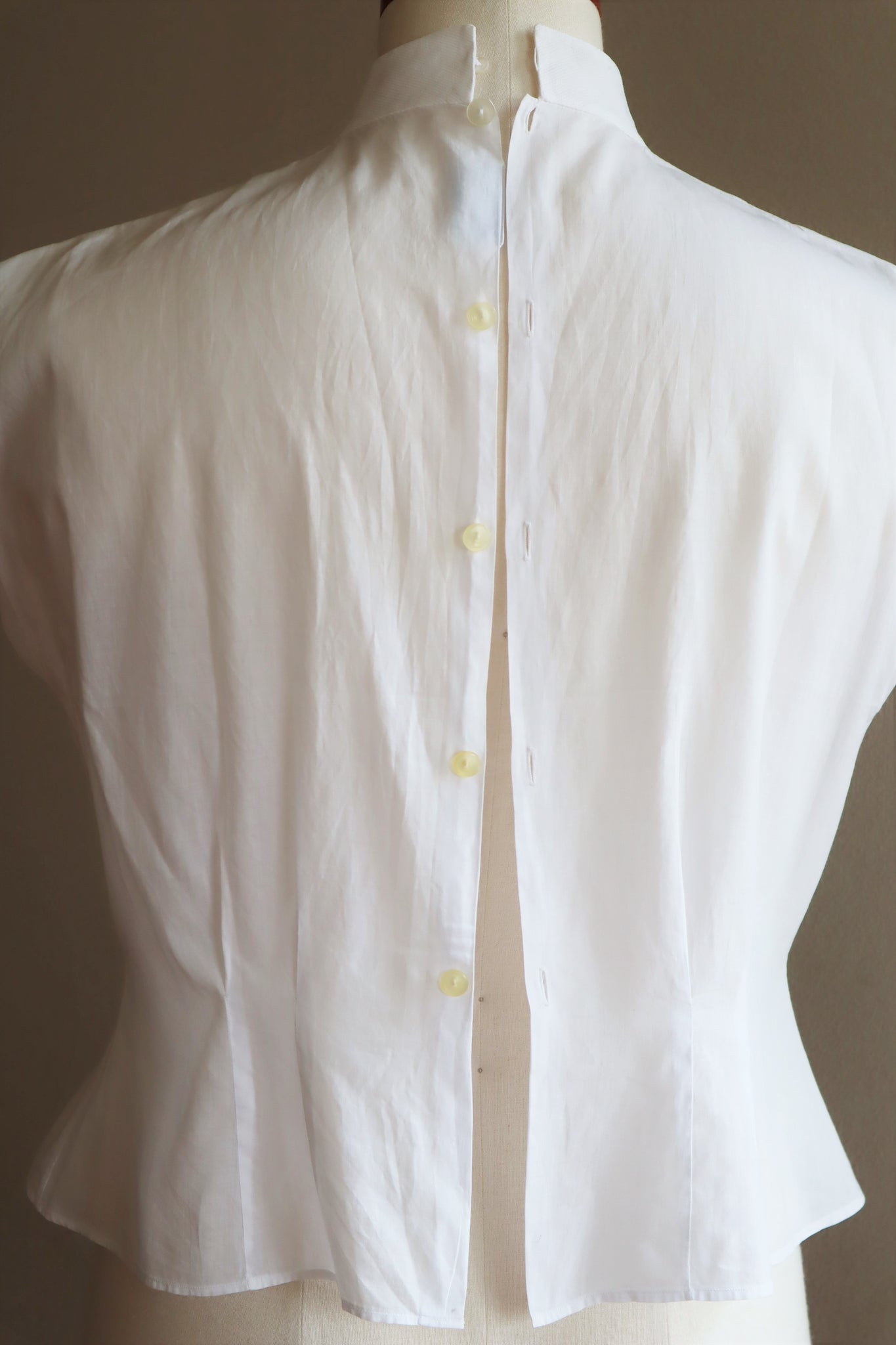 1950s French Cotton Blouse