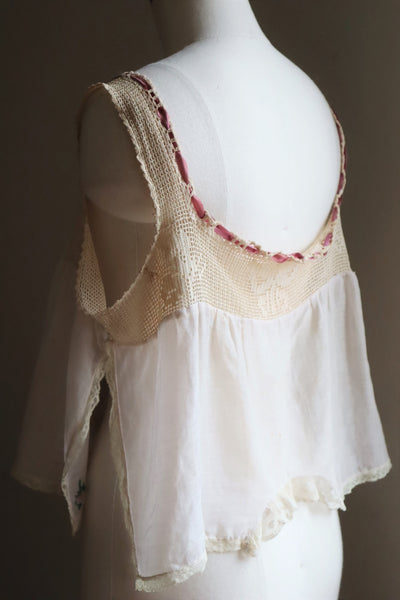 1920s Crochet Butterfly Camisole