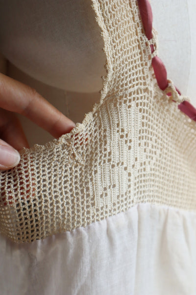 1920s Crochet Butterfly Camisole