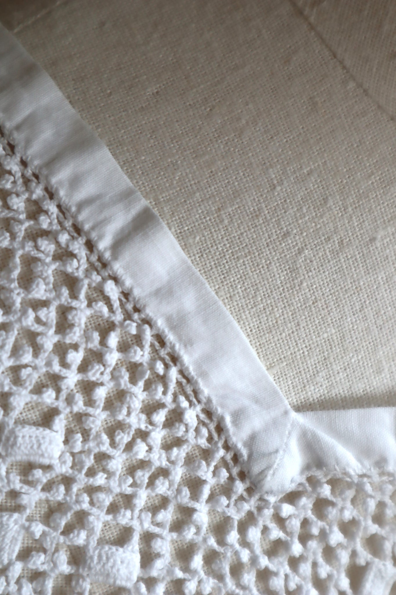 1920s Hand Crochet Lace Corset Cover