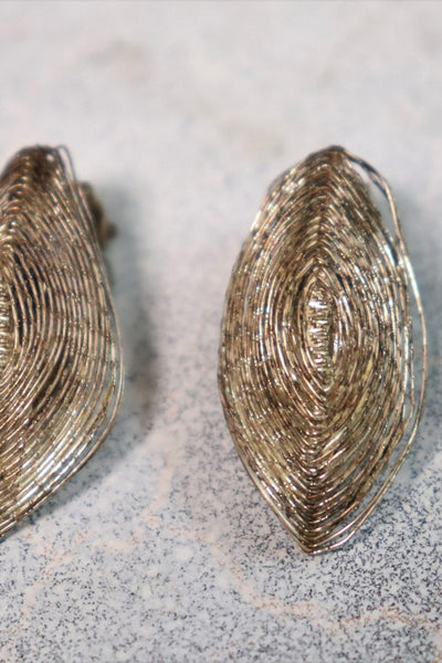 30s Germany Sterling Silver Earrings