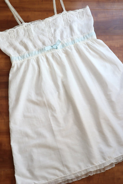 1920s All Hand Sewn Long Camisole