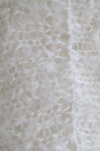80s White Mohair Cardigan