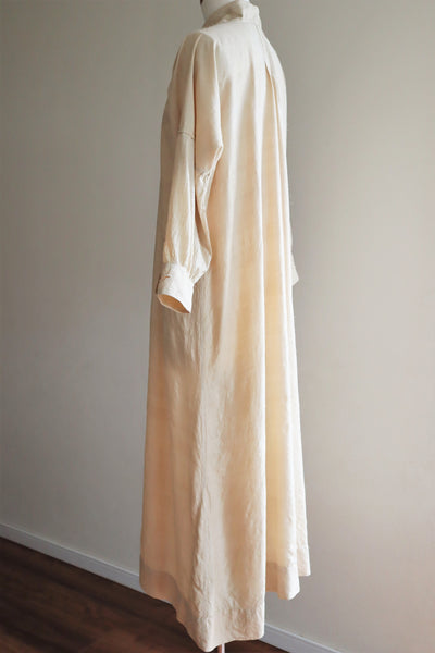 1920s French Silk Long Nightshirt