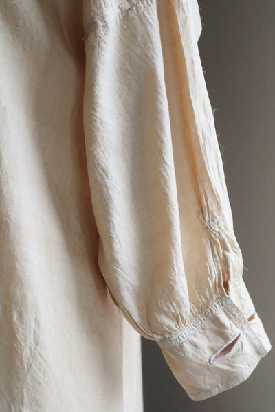 1920s French Silk Long Nightshirt