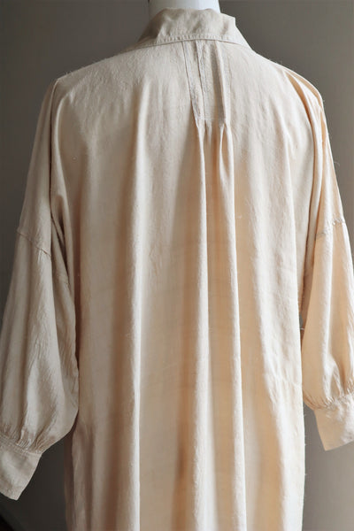 1920s French Silk Long Nightshirt