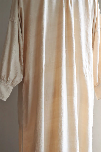 1920s French Silk Long Nightshirt