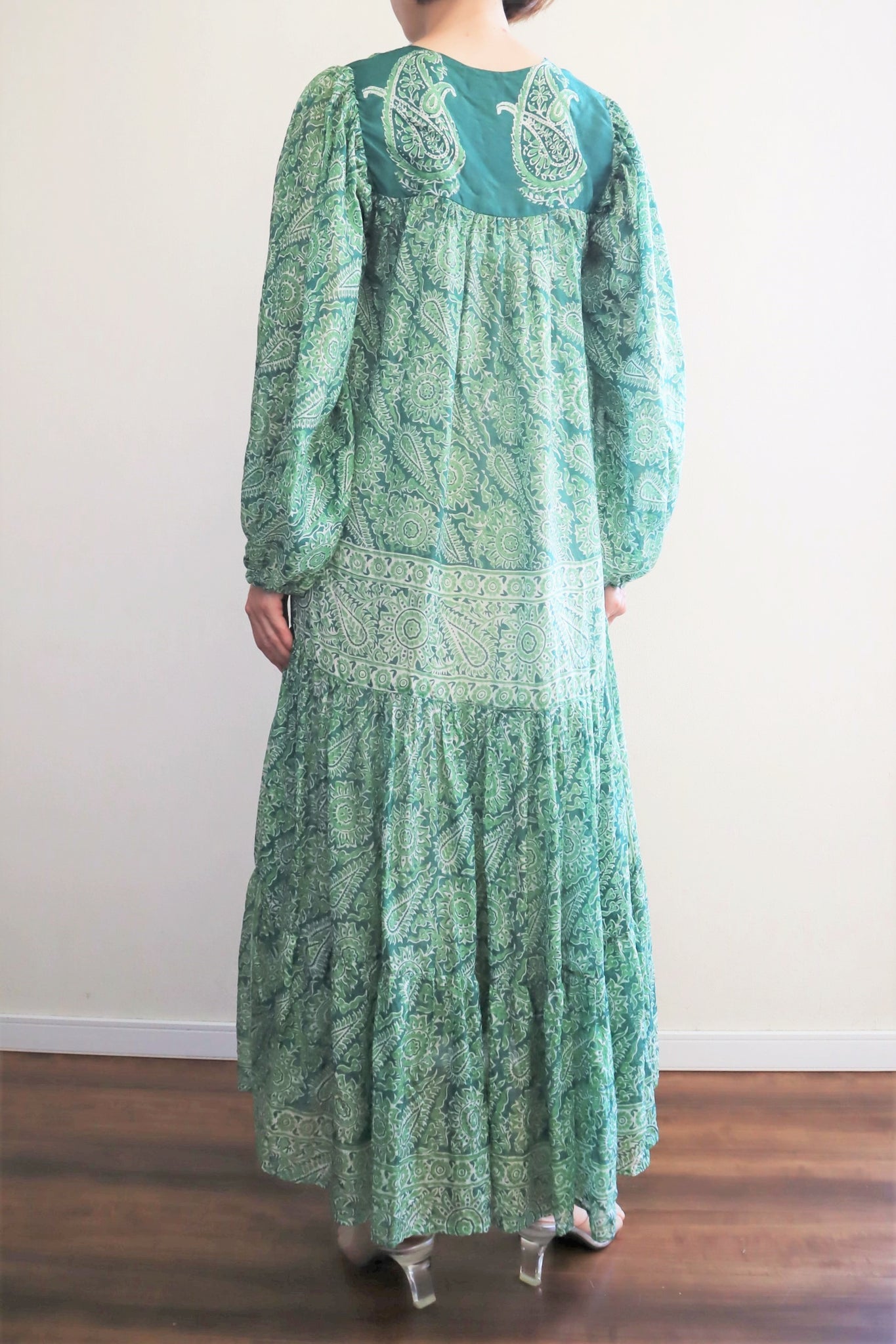 70s Indian Pure Silk Dress