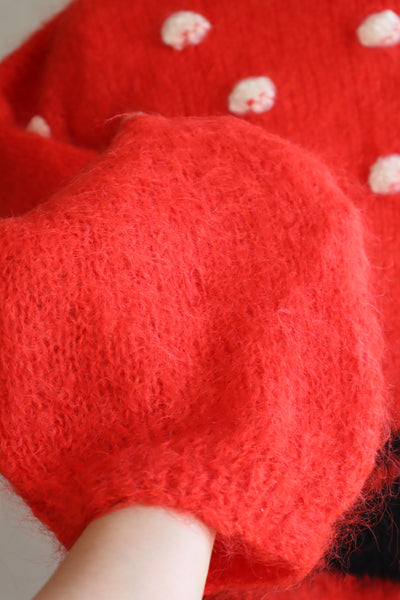 🐟Hand Knit Mohair Sweater