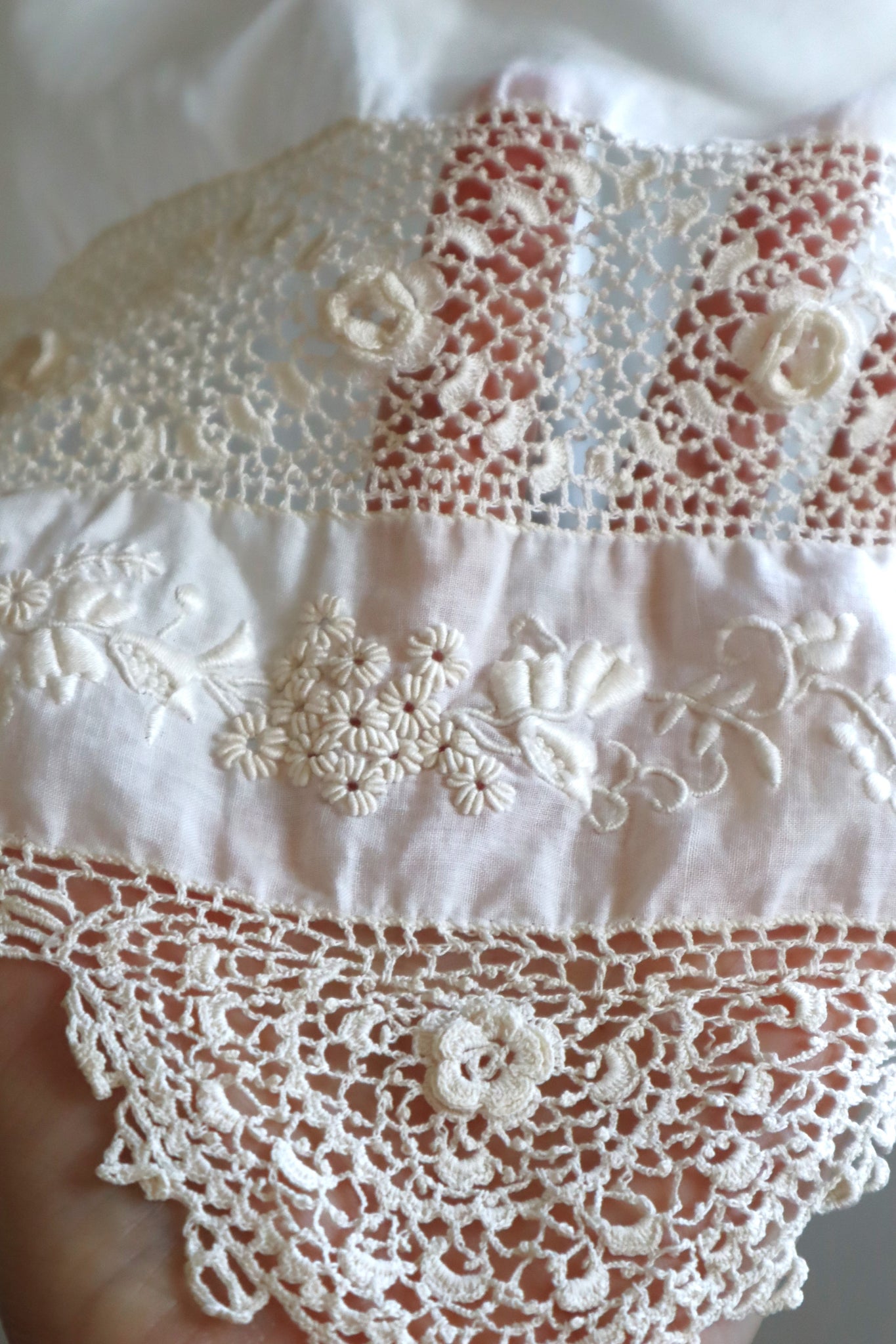 1910s Hand Embroidered Lace Lingerie